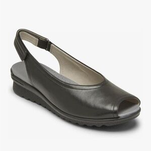 Aravon Josie Slingback Genuine Leather Professional Comfort Dress Shoes Size 9.5